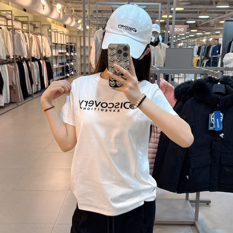 【現貨】韓國 Discovery Freshvent Logan Big Logo Short Sleeve T-Shirt【DY107】 - STT Mall HK 靚太網購