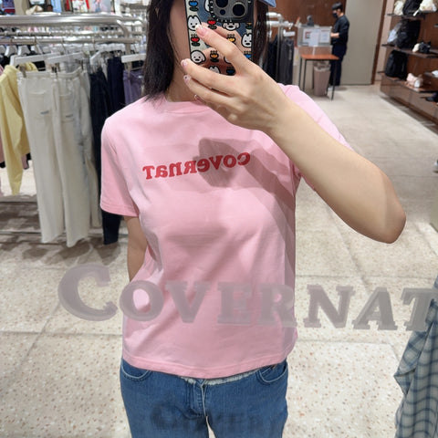 韓國 Covernat Women's Cooper Logo T-Shirt【CO171】