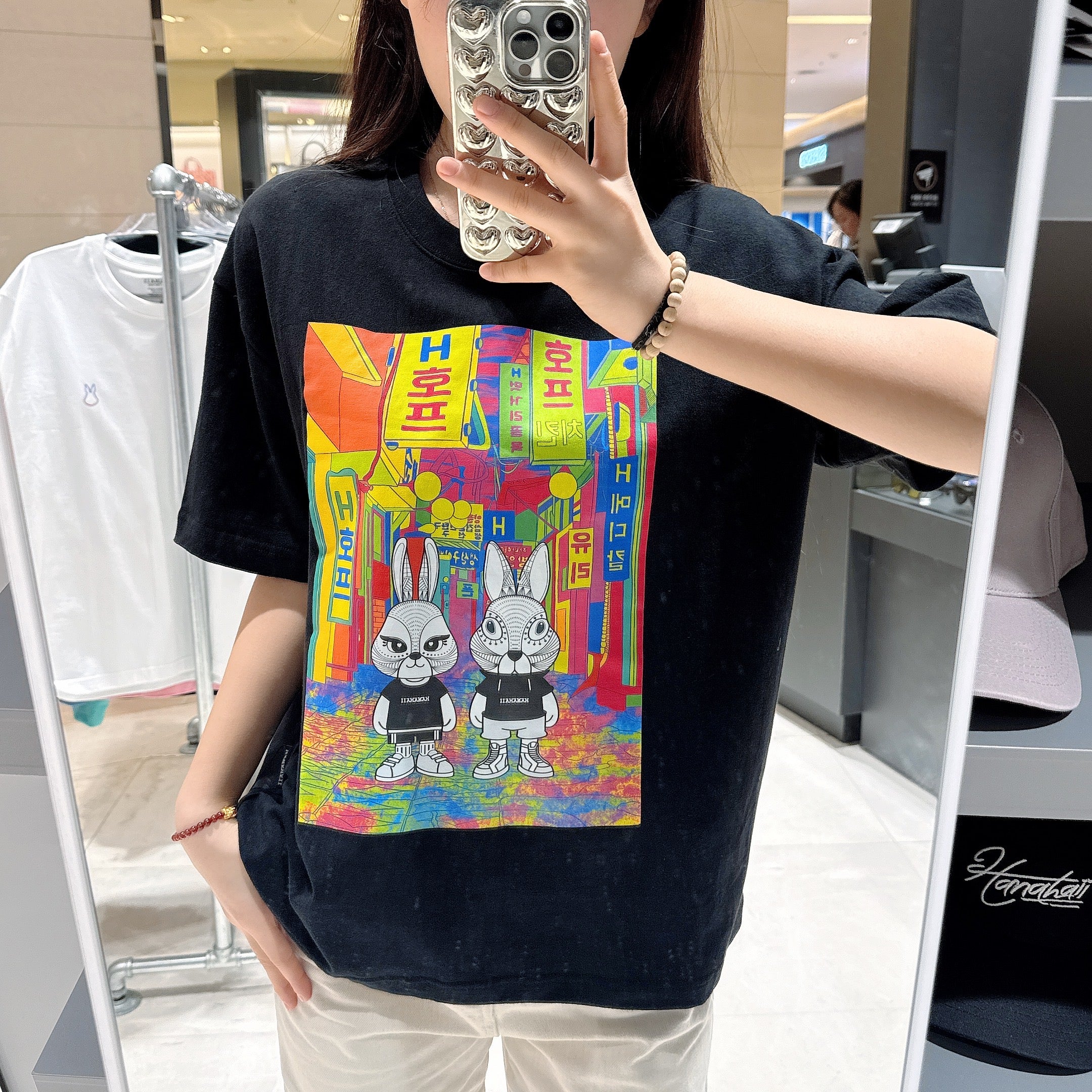 韓國 HANAHAII 美食街純棉 T-shirt【HA032】 - STT Mall HK 靚太網購