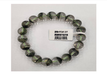 綠幽靈聚寶盆手串10mm+【SE524】