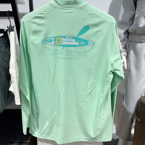 韓國 National Geographic Men's Concept Graphic Zip-up Rash Guard防晒款【NG635】