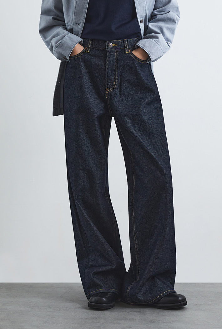 韓國 SPAO Long Wide Jeans【SP372】