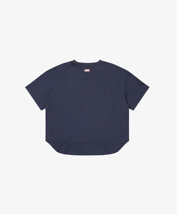 韓國 Hunter WOMEN Clean Cotton Embo Logo T-Shirt【HR004】