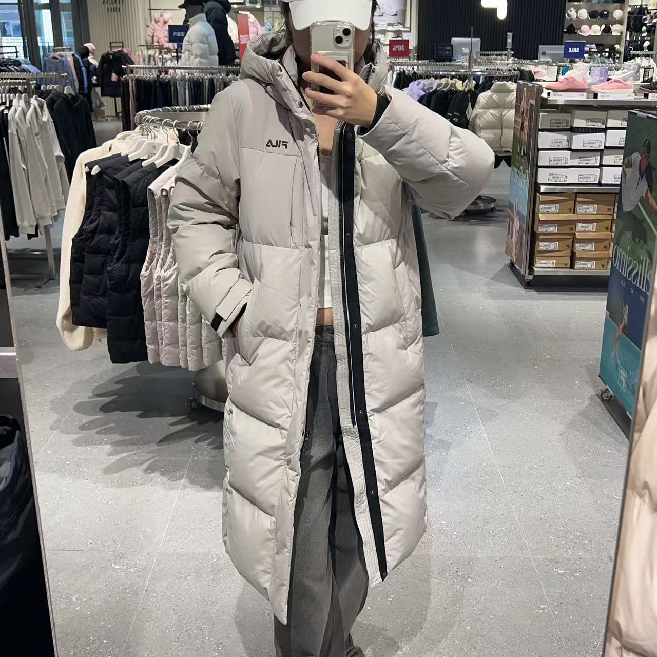 韓國 FILA Stretch Goose Long Padding (鵝絨)【FA011】