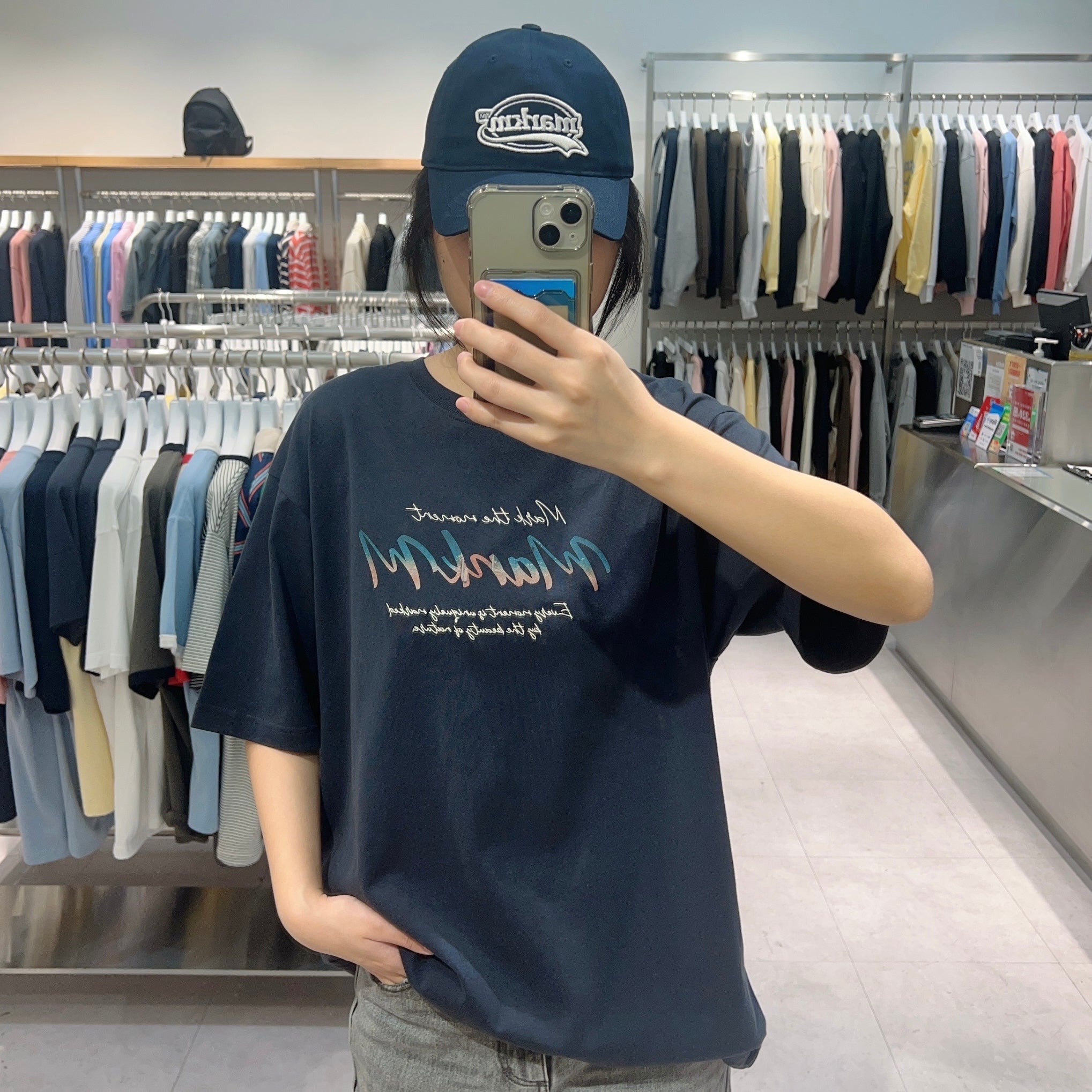 韓國 Markm TRAVEL LOGO T-SHIRTS【MA135】