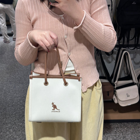 韓國 KANGOL Duo Canvas Tote Bag【KL015】 - STT Mall HK 靚太網購