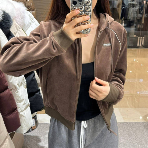 韓國 Discovery Woman's Velour Traning Jacket【DY013】 - STT Mall HK 靚太網購