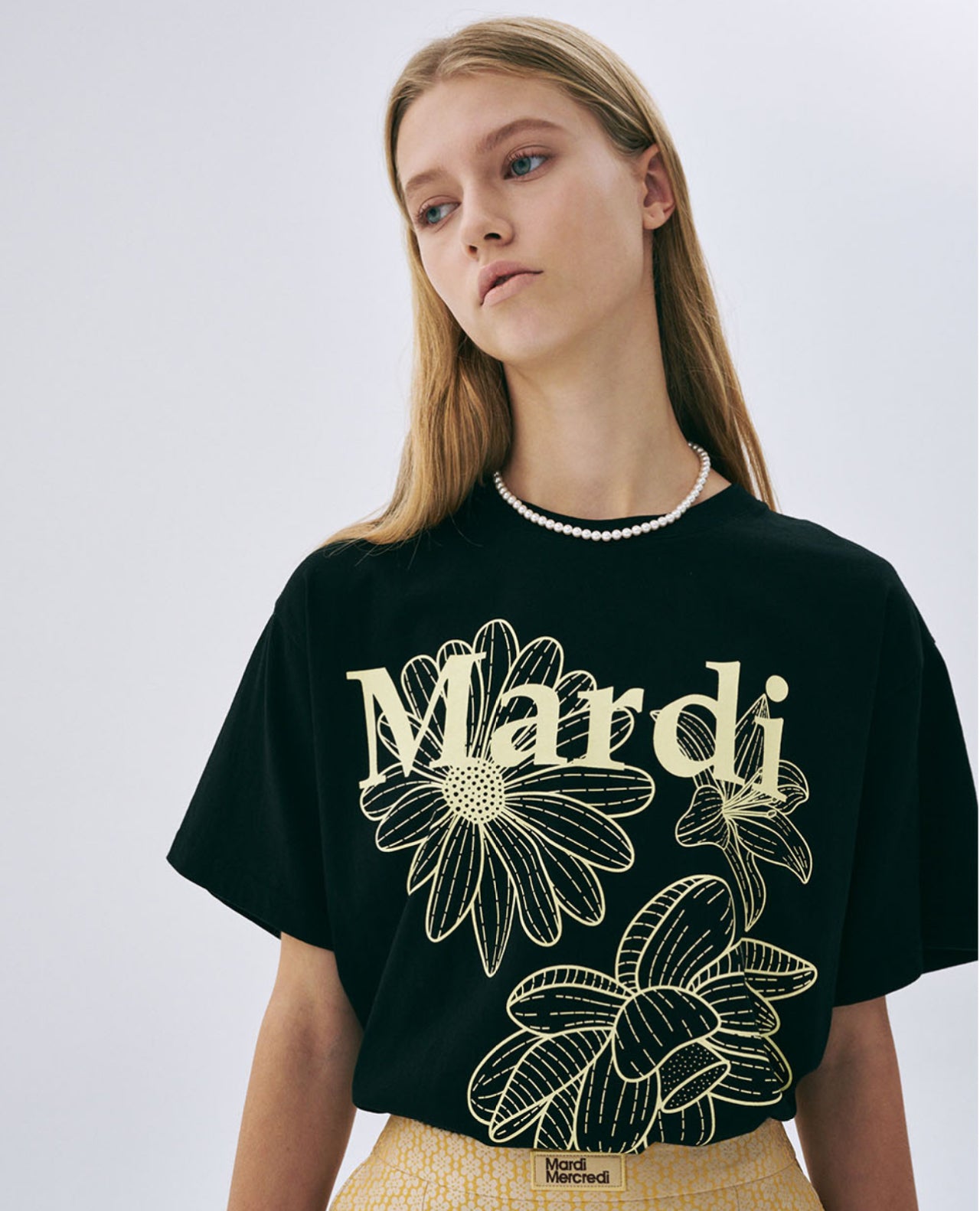 韓國 Mardi Mercredi TSHIRT TRIPLE FLOWER【MM001】 - STT Mall HK 靚太網購