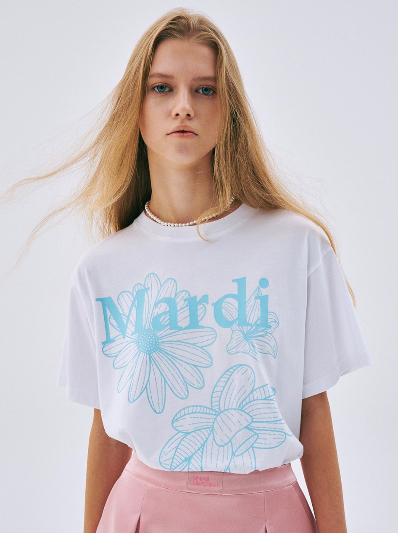韓國 Mardi Mercredi TSHIRT TRIPLE FLOWER【MM001】 - STT Mall HK 靚太網購