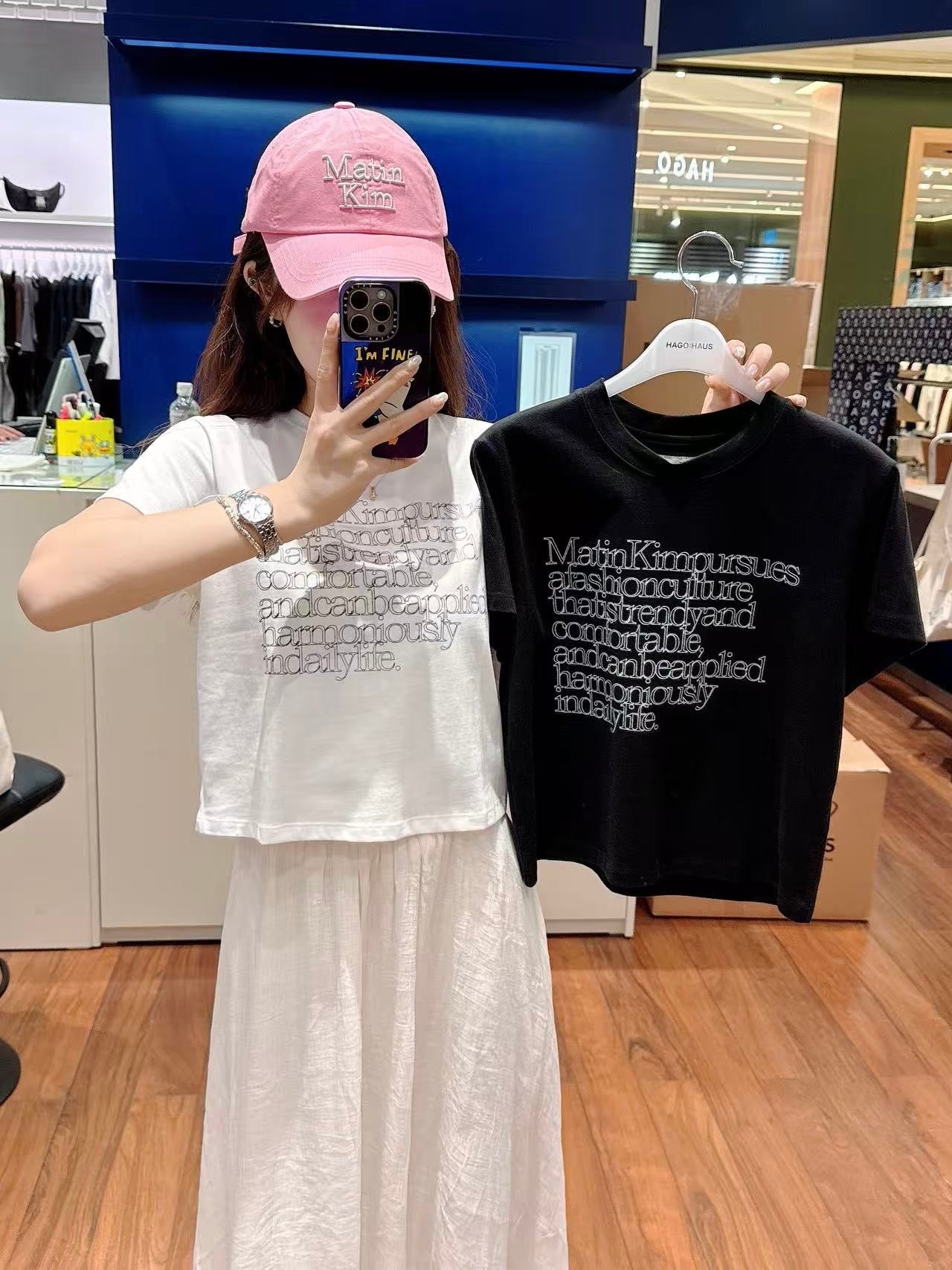韓國 MK Crop T-Shirt【MK003】