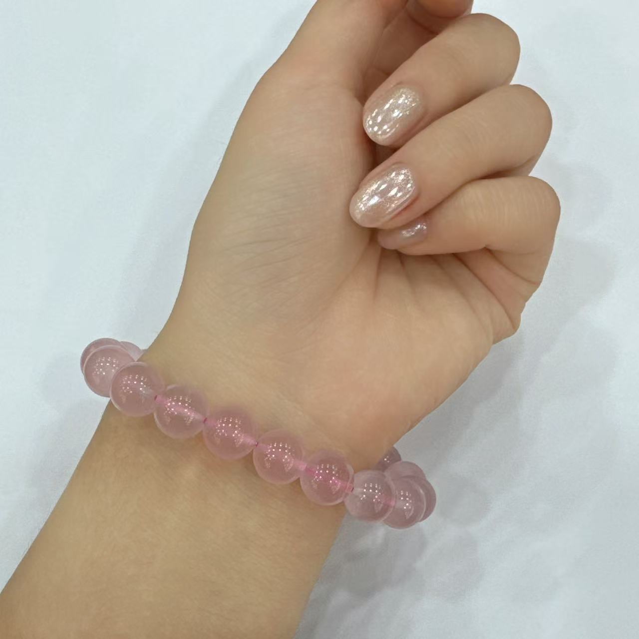 粉晶手串10.5mm+【KX567】