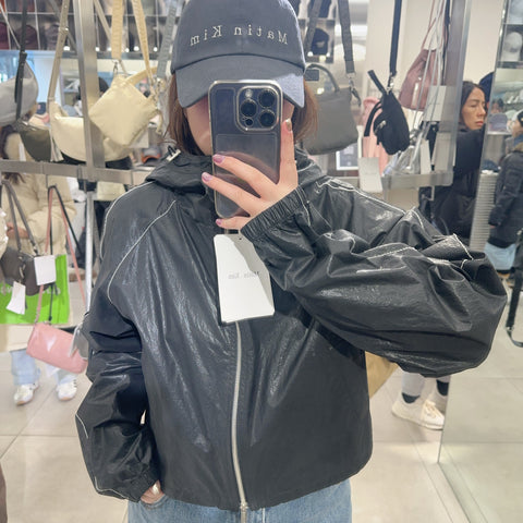 韓國 Matin Kim MATIN CROP HOODY COATING JUMPER【MK025】 - STT Mall HK 靚太網購