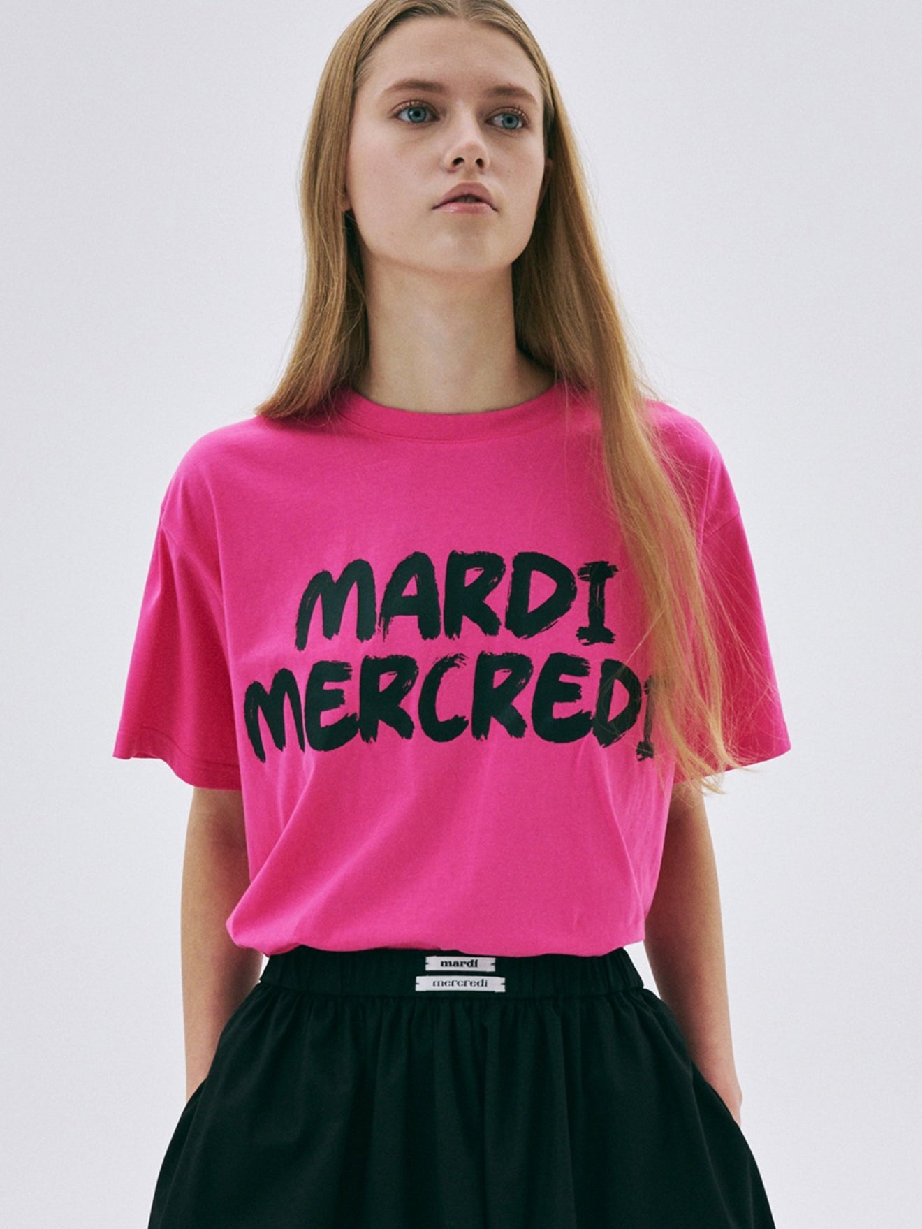 韓國 Mardi Mercredi TSHIRT BRUSH LOGO【MM037】