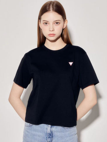 韓國 Guess Uni Semi Over Original Mini Triangle Short Sleeve T-shirt【GU009】