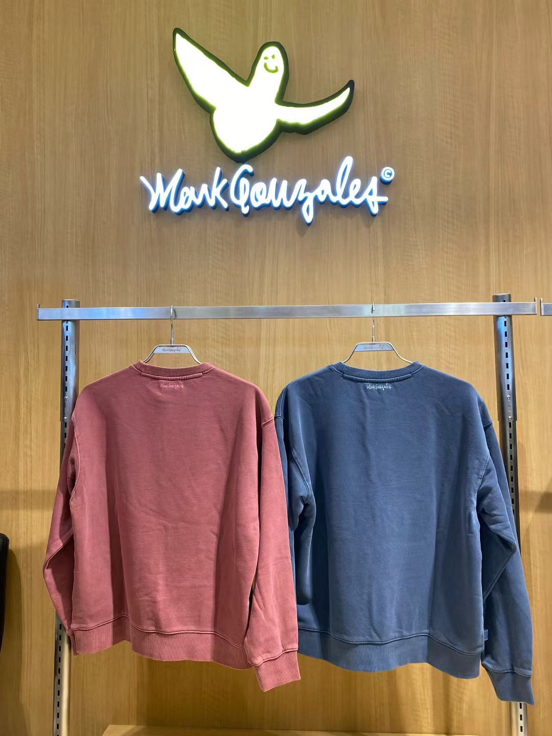韓國 Mark Gonzales BAD ANGEL Graphic Pigment Sweatshirt【MG126】