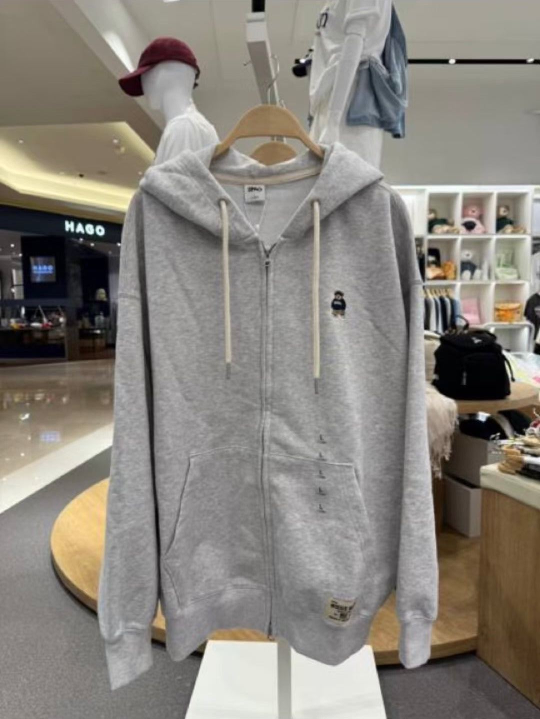韓國 SPAO Embroidered Hoodie【SP218】