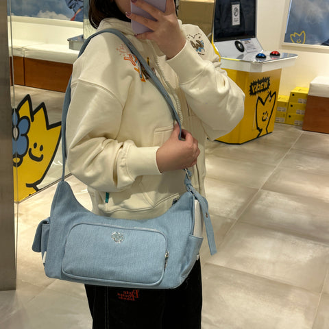 韓國 Wacky Willy Lily Cargo Shoulder Bag【WW138】