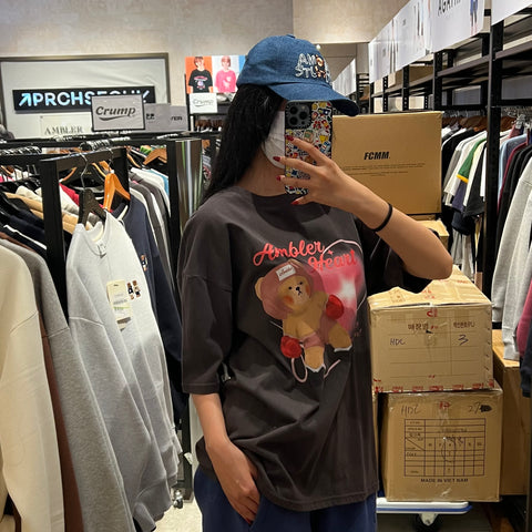 韓國 Ambler Heart Racing Overfit Short Sleeve T-Shirt【AR019】 - Image