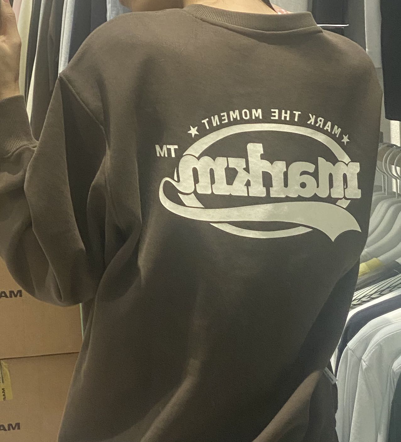 韓國 Markm SWING LOGO SWEATSHIRT【MA040】 - STT Mall HK 靚太網購