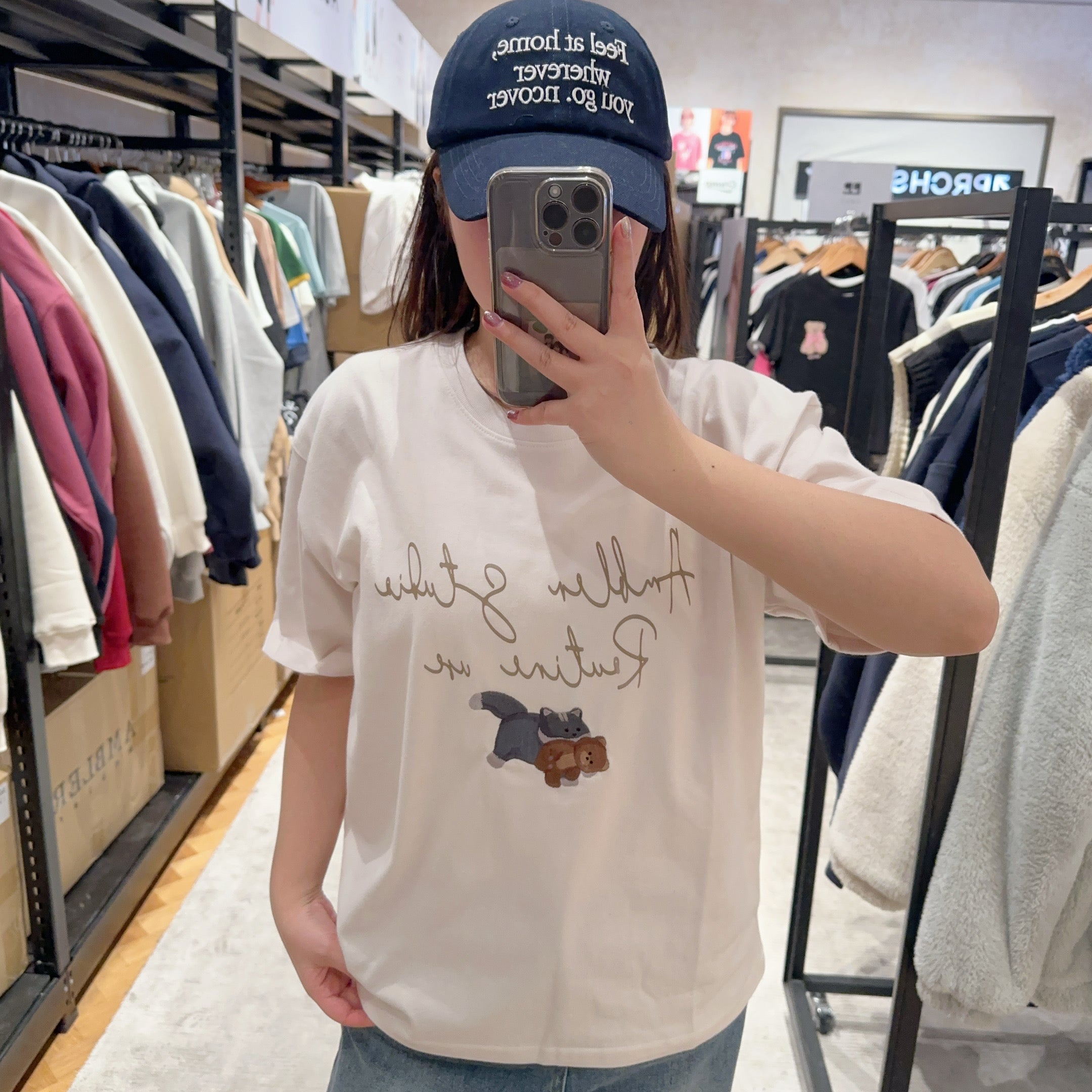 韓國 Ambler Mini Cat T-Shirt【AR078】 - STT Mall HK 靚太網購