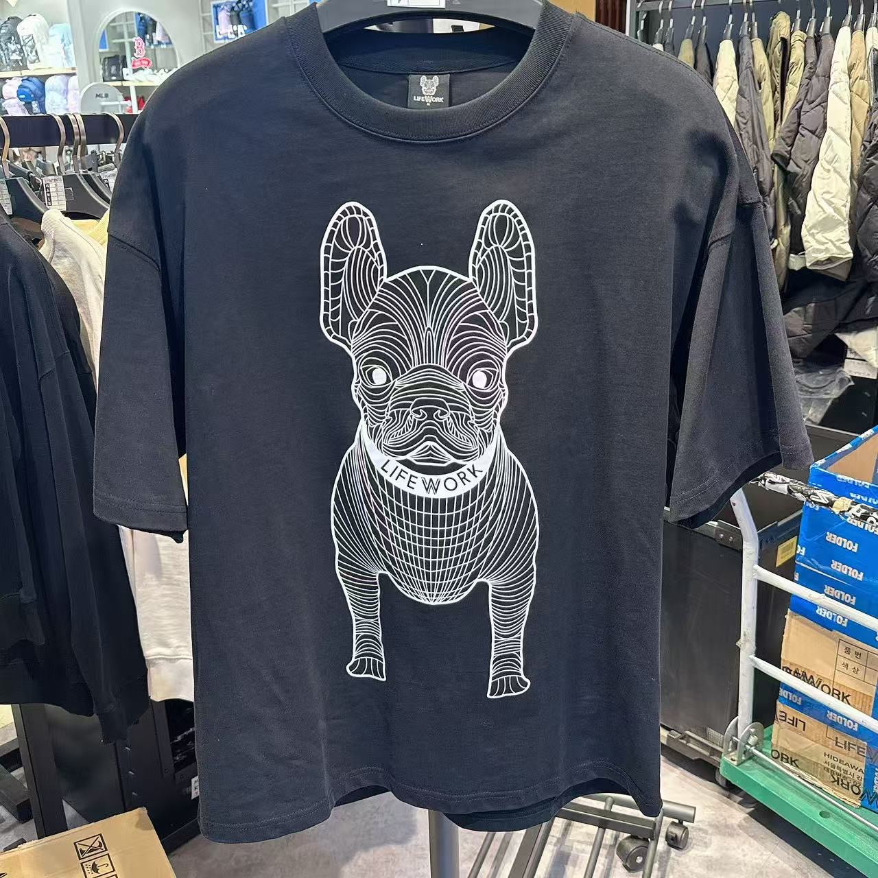 韓國 LifeWork Big Radog Short Sleeved T-shirt【LW042】