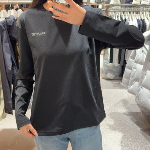 韓國 Discovery Women's Essential Functional Long Sleeve T-shirt【DY187】 - Image