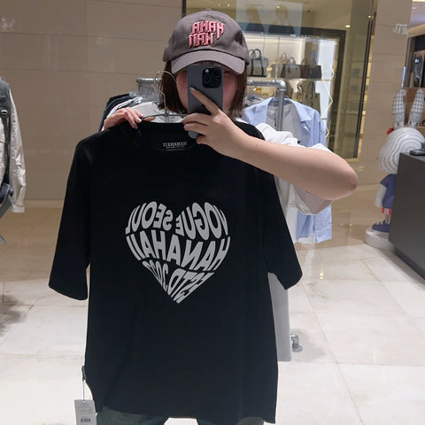 韓國 HANAHAII 心形vogue T-Shirt【HA088】