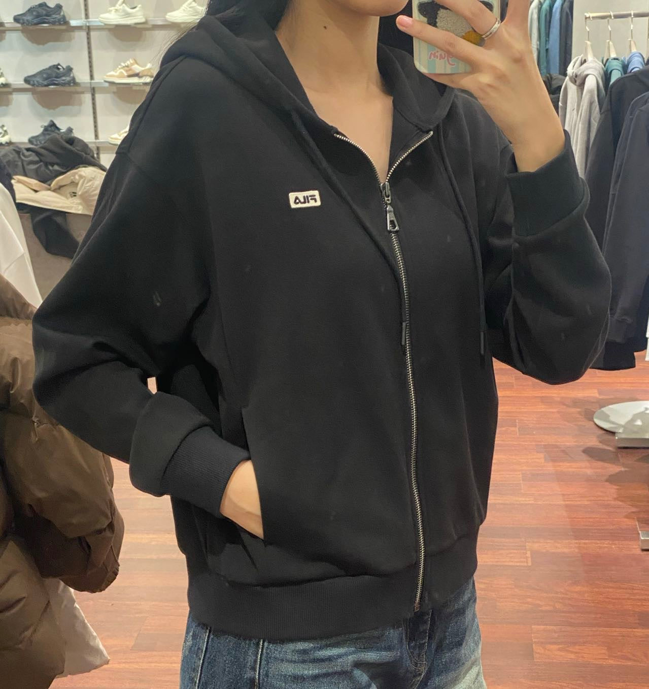 韓國 FILA Essential Hooded Zip-Up【FA009】