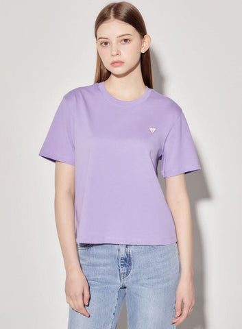 韓國 Guess Uni Semi Over Original Mini Triangle Short Sleeve T-shirt【GU009】