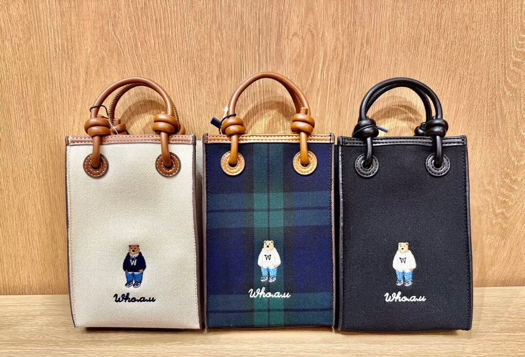 韓國 Who.A.U Canvas Mini Square Bag【WA211】
