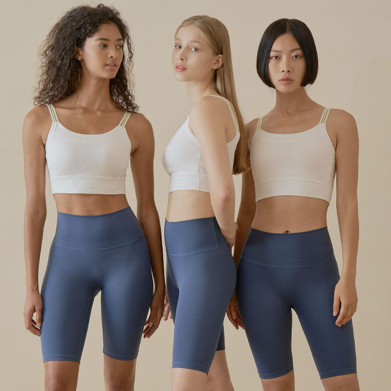 Comfort Lab Casual Strap Cotton Crop Top【LL044】