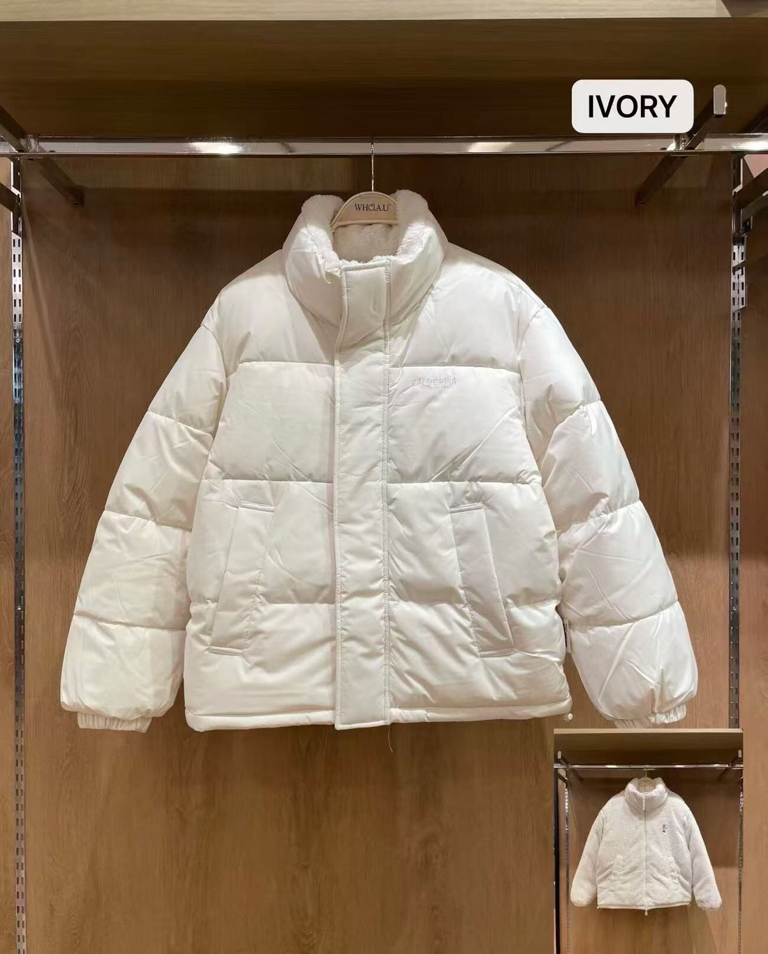 韓國 WhoAU Reversible Puffer Padding【WA043】