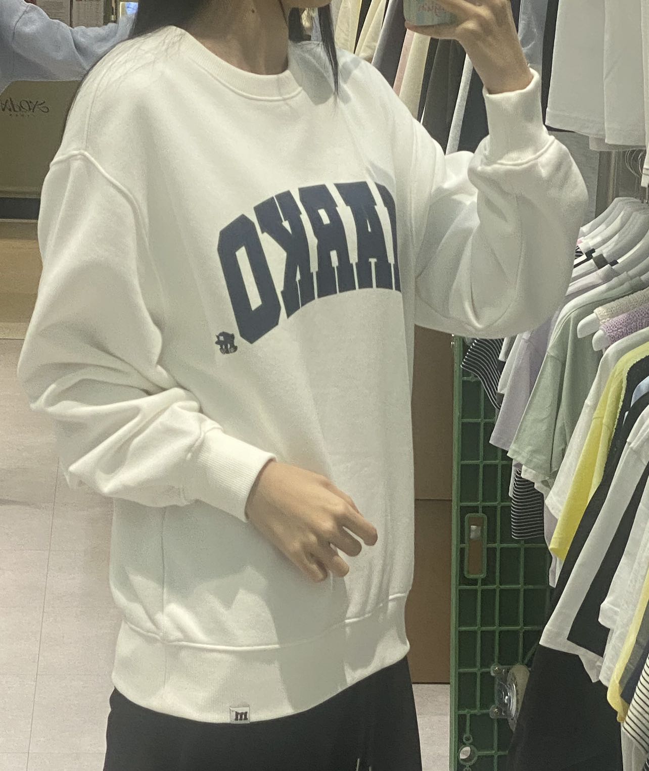 韓國 Markm ARCH LOGO SWEATSHIRT【MA041】 - STT Mall HK 靚太網購