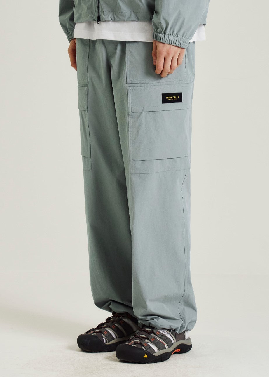 韓國 Beentrill Stretch Woven Cargo Pants【BL075】