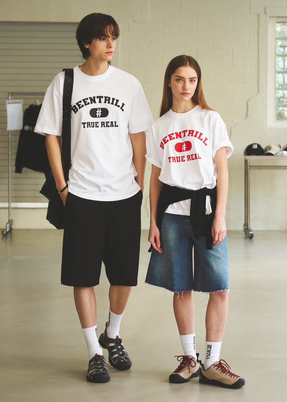 韓國 Beentrill True Real Arch Logo T-Shirt 2PACK【BL050】
