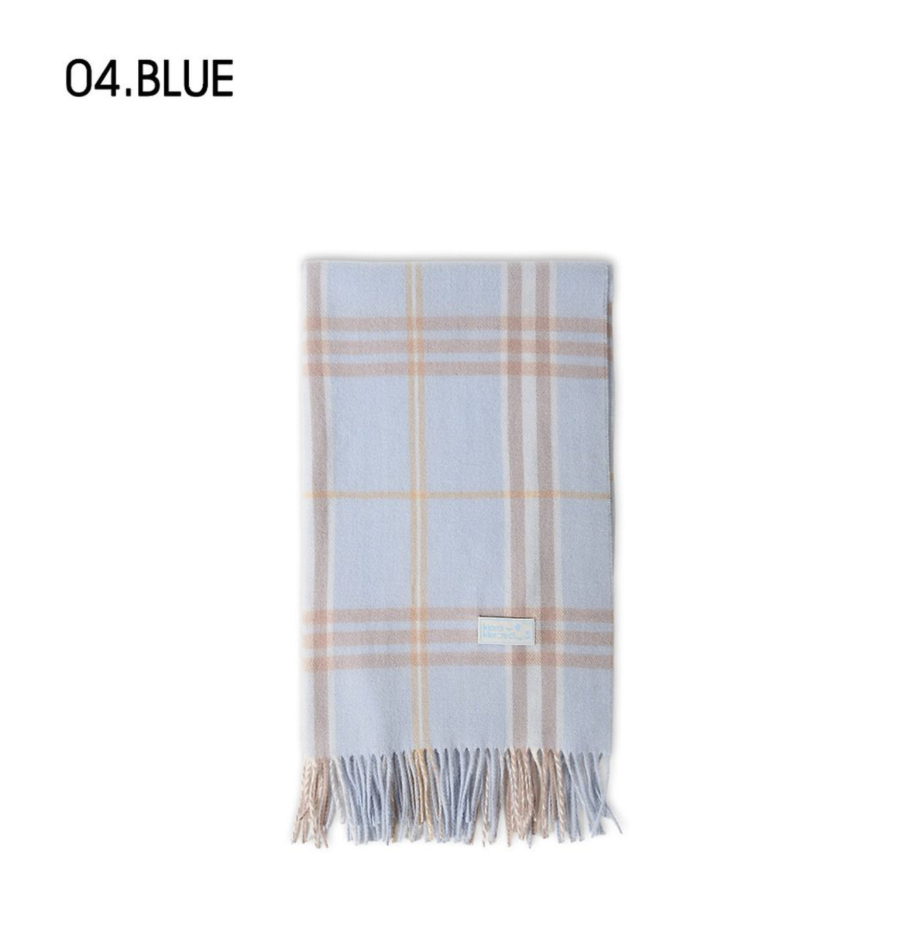 韓國 Mardi Mercredi Les Cadeaux Wool Muffler Check【MM179】