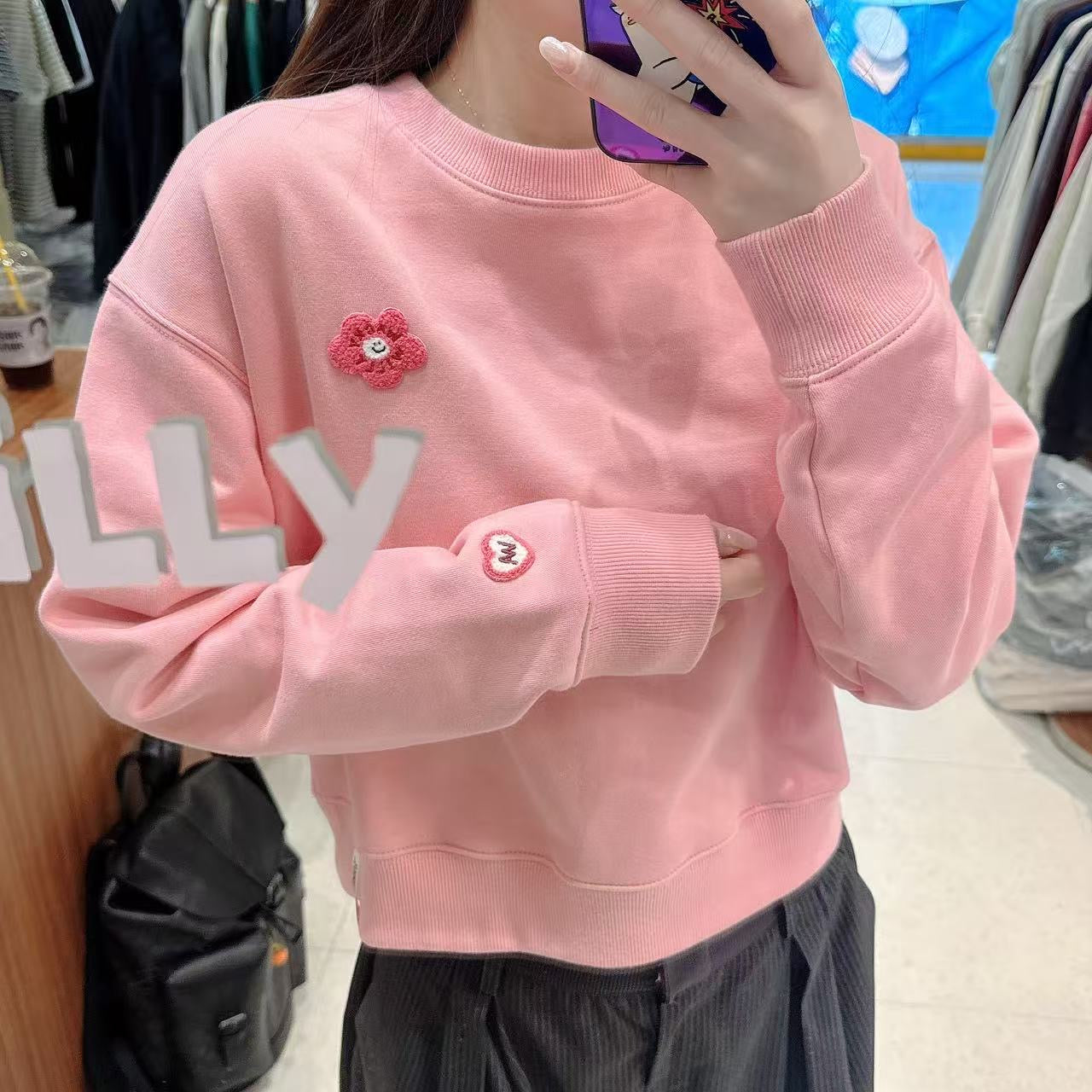 韓國 Wacky Willy Women's Lily Wappen Crop【WW061】