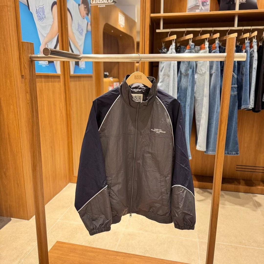 韓國 Marithe Francois Girbaud Color-Block Highneck Windbreaker【MF646】