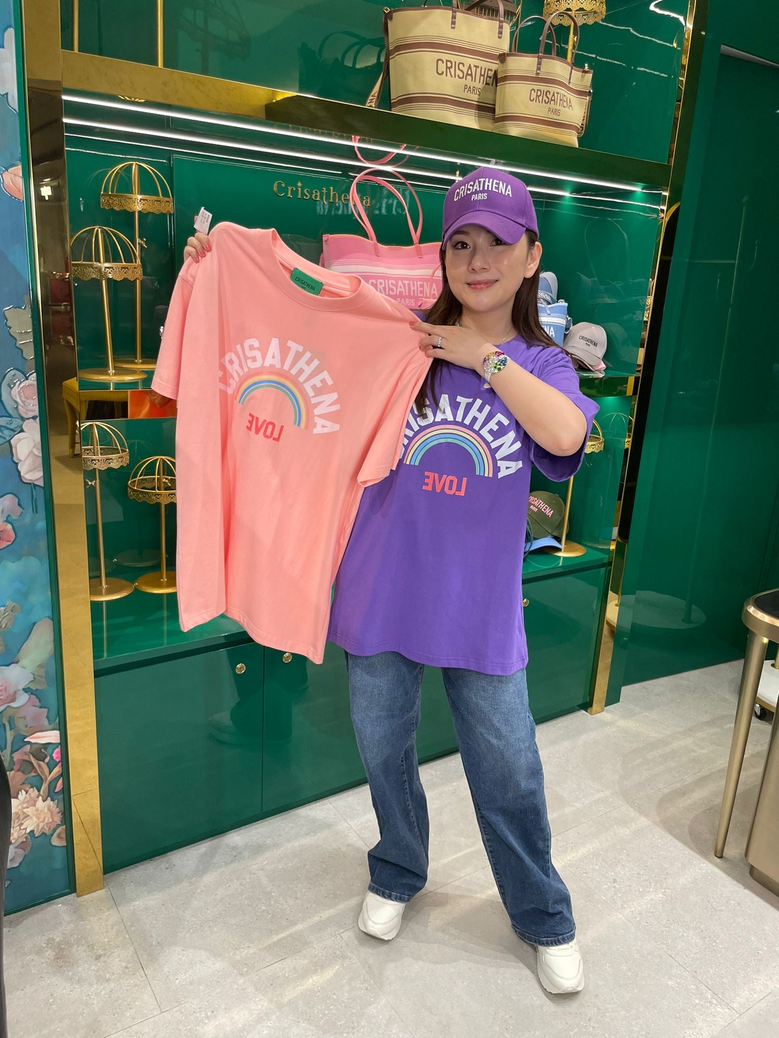 Crisathena Rainbow T-shirt【SM277】