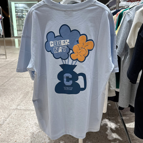 韓國 Covernat Flower Base T-Shirt【CO191】