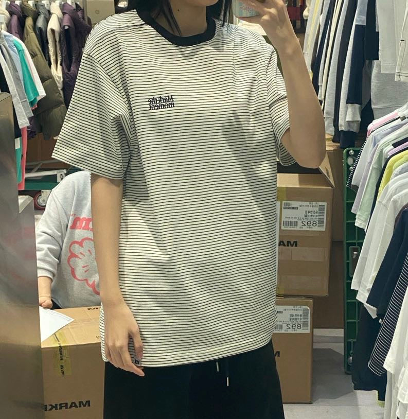 韓國 Markm STRIPE TSHIRT【MA061】 - STT Mall HK 靚太網購