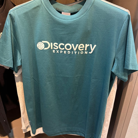 韓國 Discovery Men's Fresh Event Cool Logan Big Logo Short Sleeve T-Shirt【DY153】 - Image