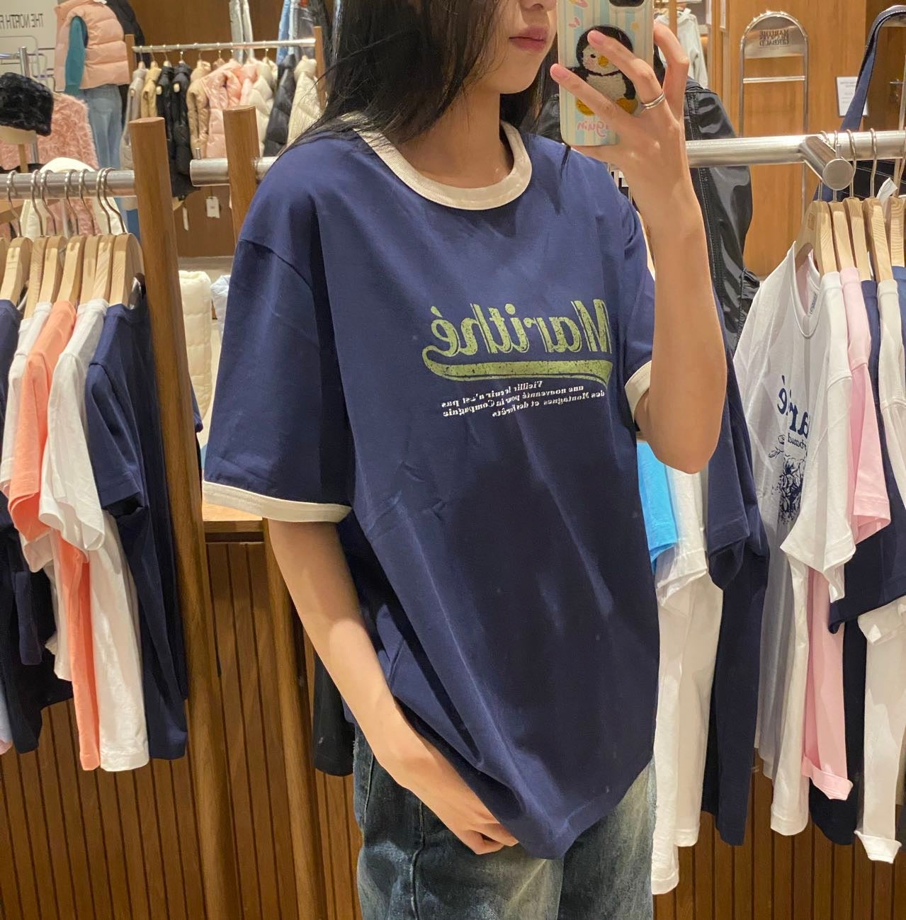 韓國 MFG M VINTAGE BASEBALL RINGER TEE 【MF162】 - STT Mall HK 靚太網購