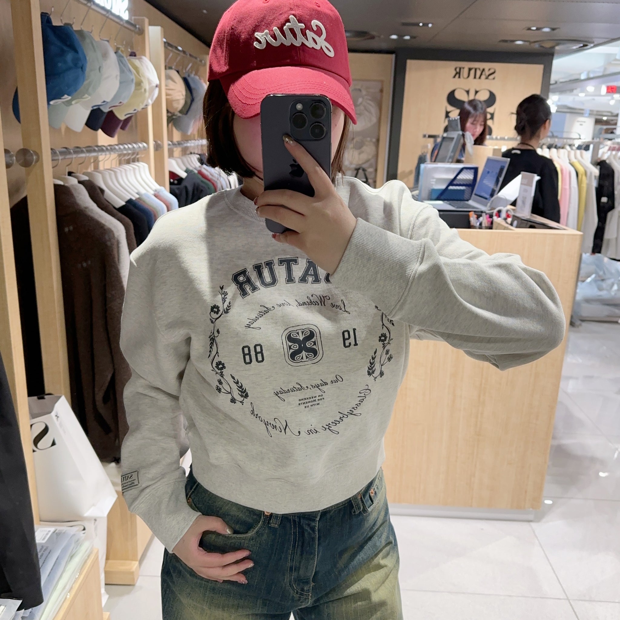 韓國 Satur (W) 1988 Classic Logo Sweatshirt【SR068】