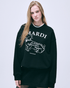 韓國 Mardi Mercredi SWEATSHIRT SWING THE TAIL DDANJI FLOWER CHOKER