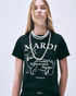 韓國 Mardi Mercredi SLIM TSHIRT SWING THE TAIL DDANJI FLOWER CHOKER - STT Mall HK 靚太網購 -- BLACK IVORY