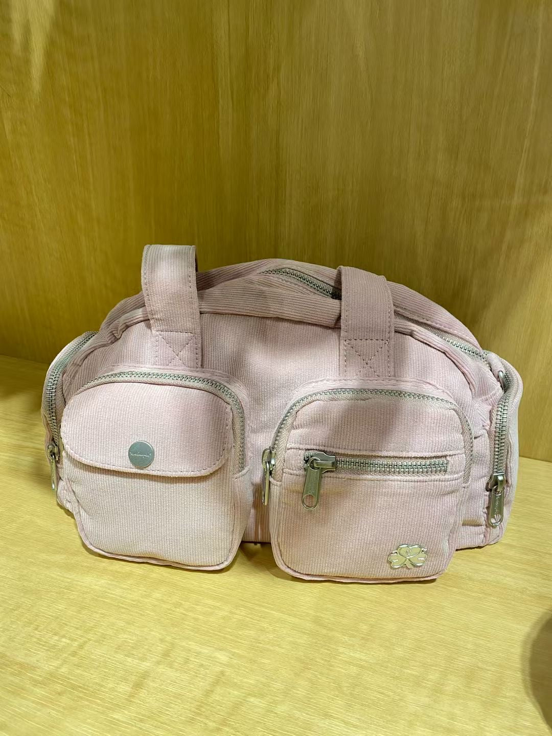 韓國 Mark Gonzales Women's Club Corduroy Crossbody Bag【MG117】