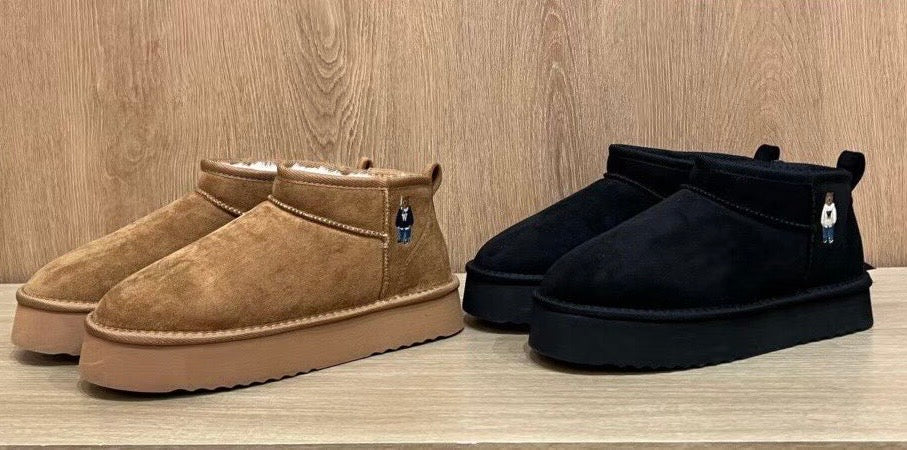 韓國 WhoAU Steve Winter Platform Boots【WA040】