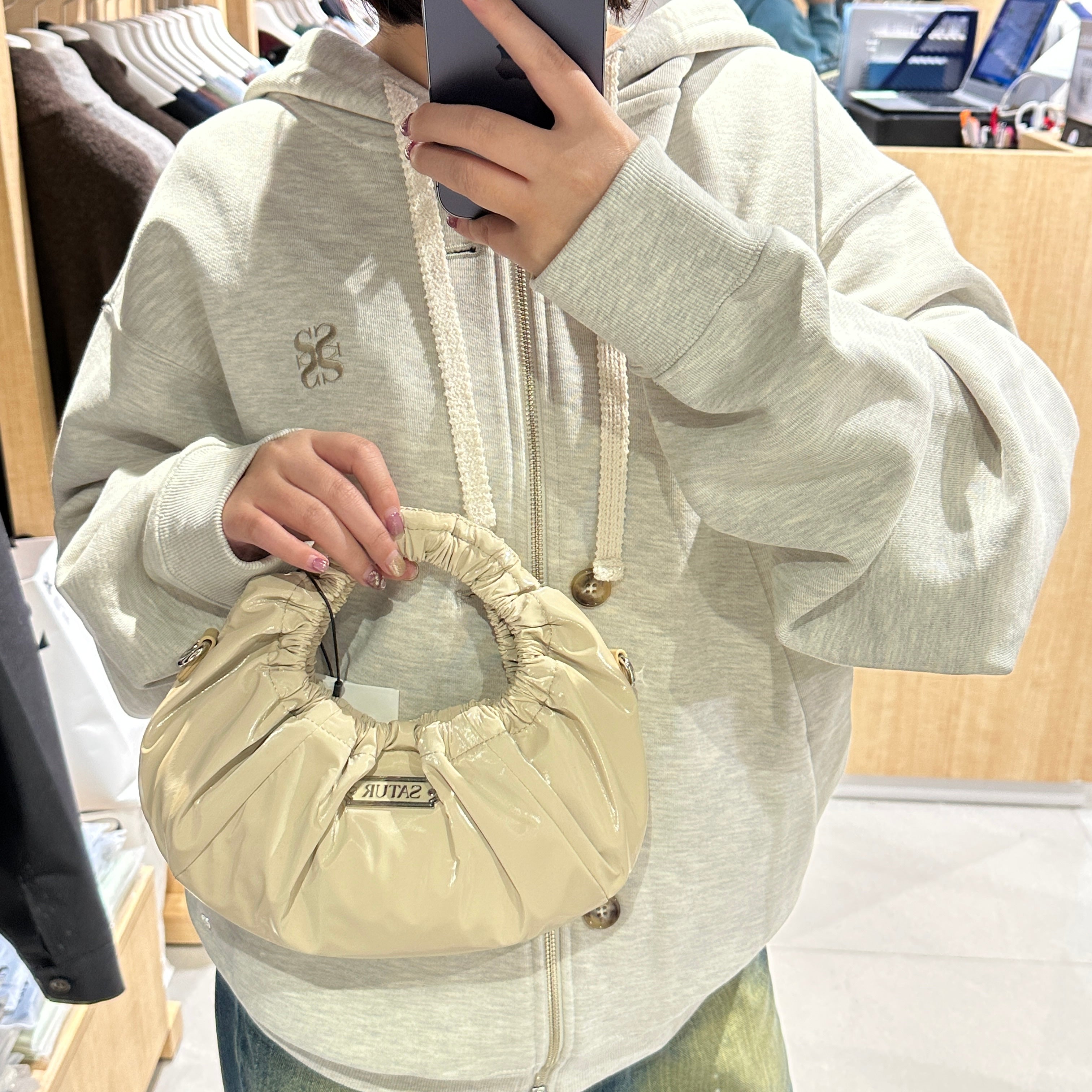 韓國 Satur Scrunchie Small Hand Bag【SR060】