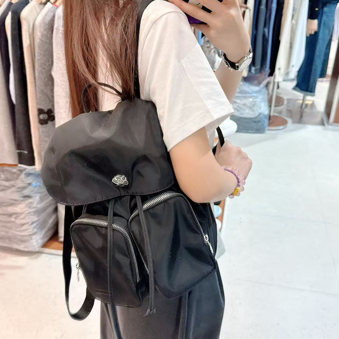 韓國 Wacky Willy Lily Cargo Backpack Large【WW060】